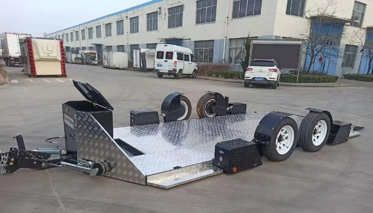 2.5T Dual-Axle Hydraulic Lifting Trailer