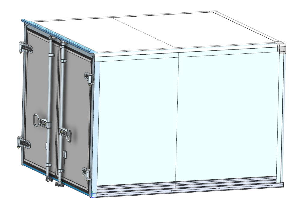 Custom Plug-in Panel Dry Truck Body