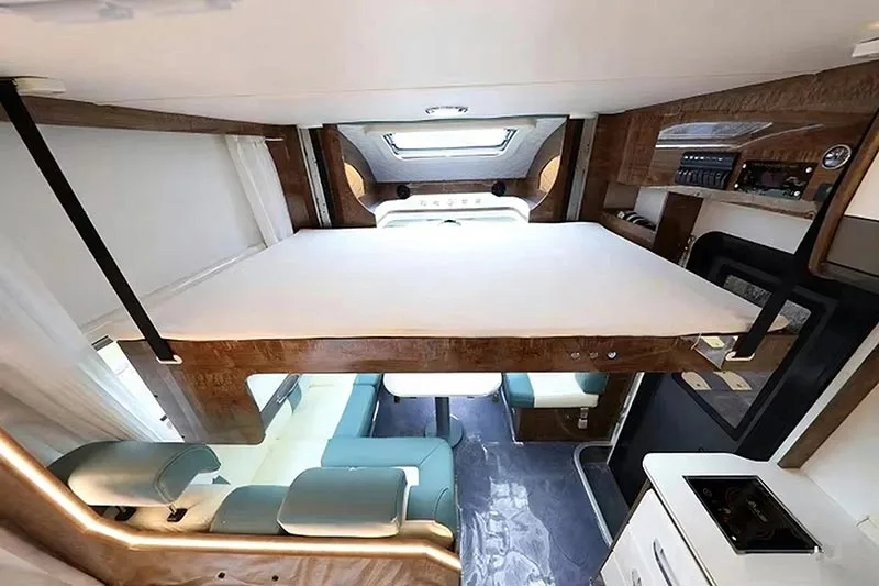 Foldable Bed in the Vehicle