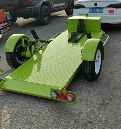 Model 100 Semi-Drop Hydraulic Lift Motorcycle Trailer