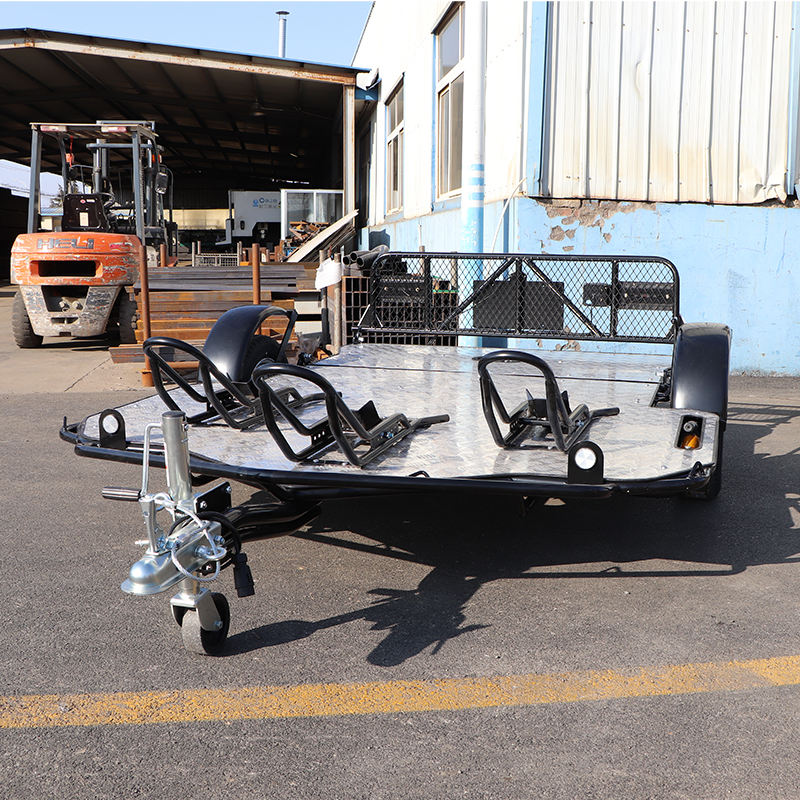 MODEL 207 Flatbed 3-Bike Motorcycle Trailer