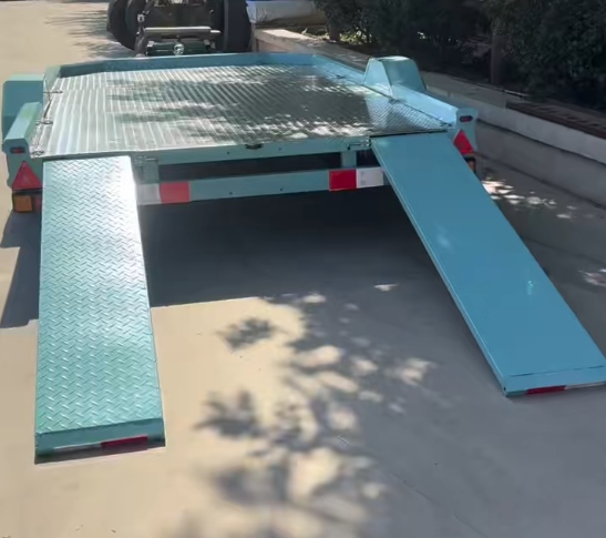 Single-Axle Electromagnetic Flatbed Trailer